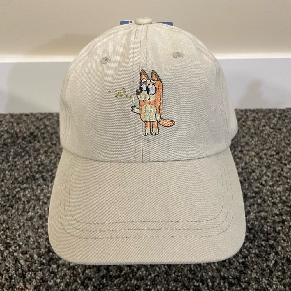Bluey Adjustable Strap Hat Chili NWT
